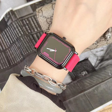 米莉莎Mishali新款方形硅胶手表女时尚休闲中性表概念设计23026