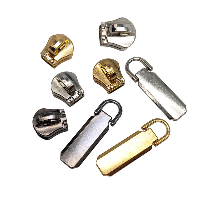 金属拉链头3#5#8#五金工艺品拉头拉片配件服装箱包衣服外套拉头厂