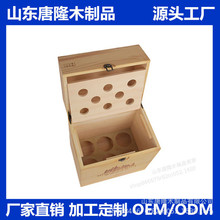 红酒六支木盒 白酒木制包装容器  唐隆木制品加工定制木制包装