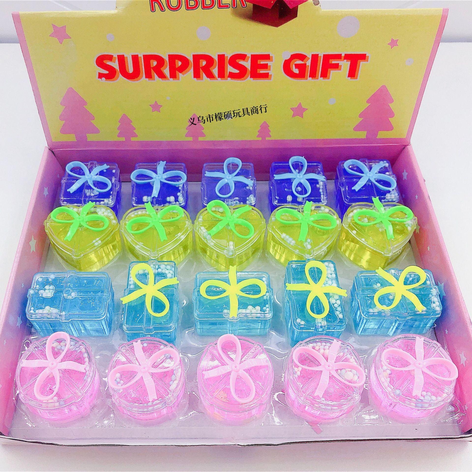 Small Gift Box Foaming Glue High Permeability Crystal Mud Children's Toys Slim Children's Toys Wholesale Price Factory Direct Sales