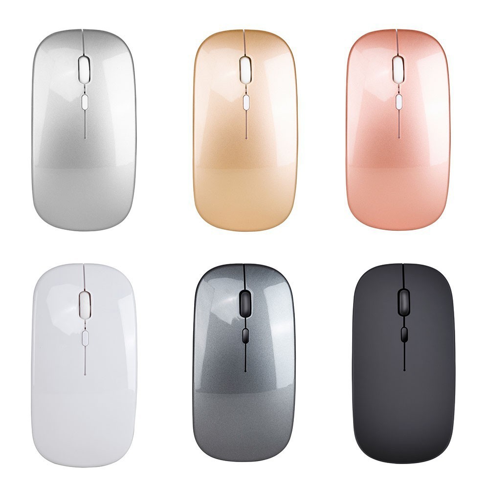 In Stock Wholesale Bluetooth Dual-Mode Wireless Mouse Charging Mute Ultra-Thin Office Business Game Luminous Mouse