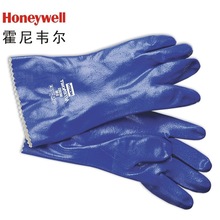 Honeywell/霍尼韦尔NK803带衬植绒丁腈防刺穿丁腈手套 防止化30cm