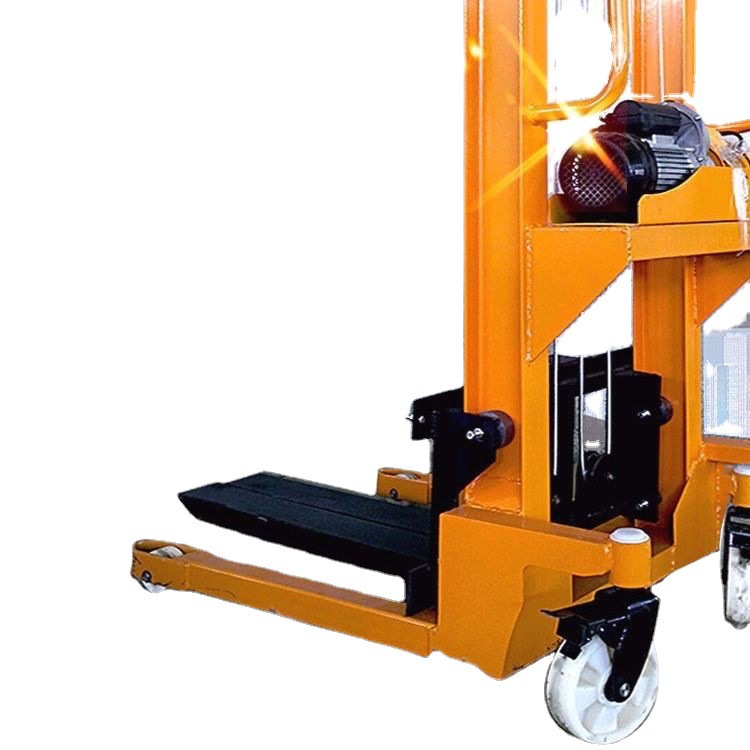 随车叉车电动叉车2吨1吨装卸手动液压堆高车加高升降手推堆高机