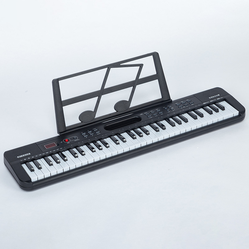 金色年代61键手提便携式电子琴儿童亮灯教学款ga6190l/ga6193包邮