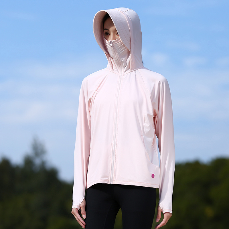 Customized Summer Sunscreen Clothes Women's Ice-Proof UV-Proof Detachable Big Brim Sun-Protective Clothing