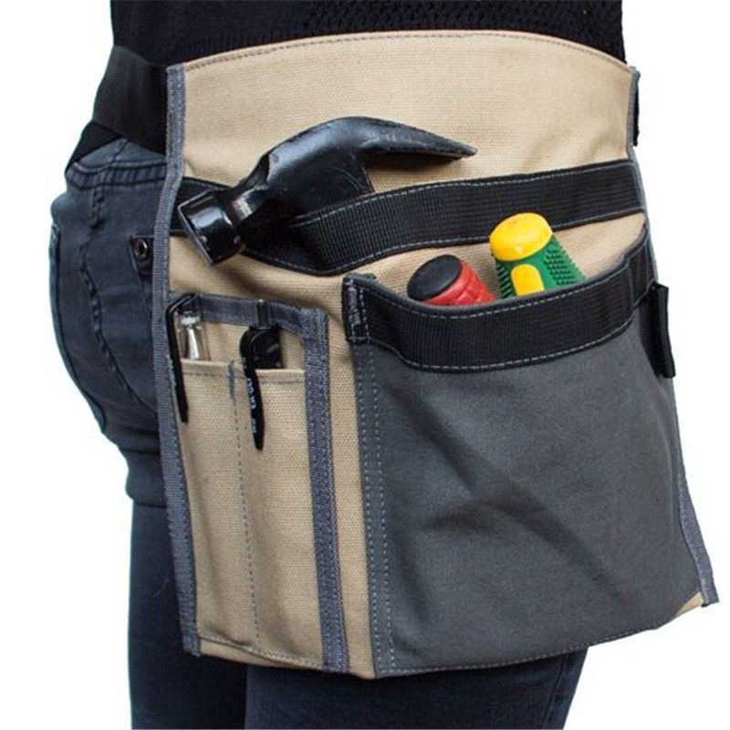 电工腰包弱电工具套装斜挎包监控安装工具包工具包挂包帆布袋