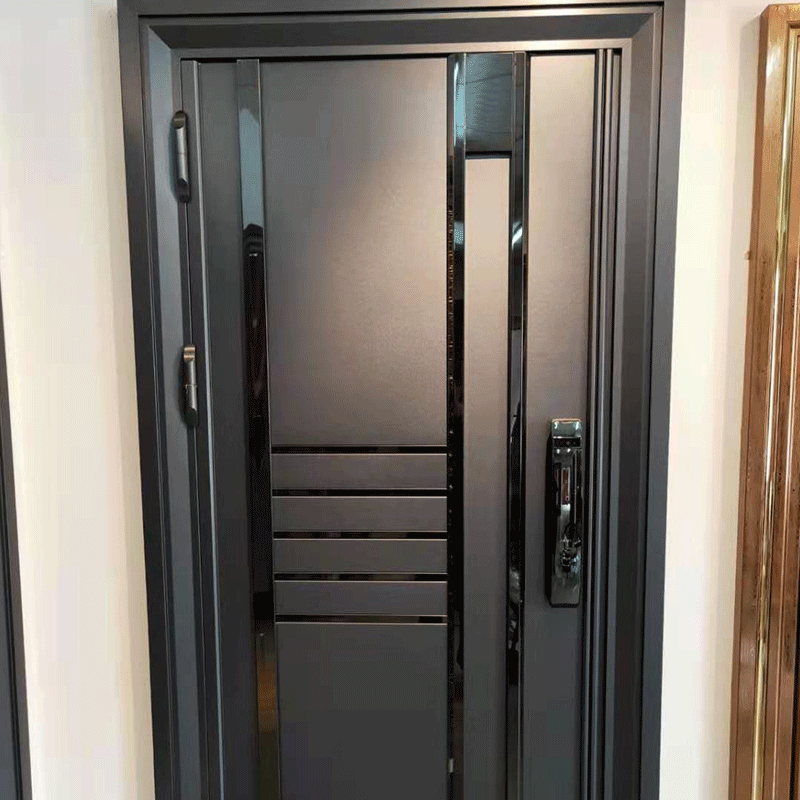 厂家供应 简约韩式门 不锈钢单门 入户门 不锈钢门生产销售