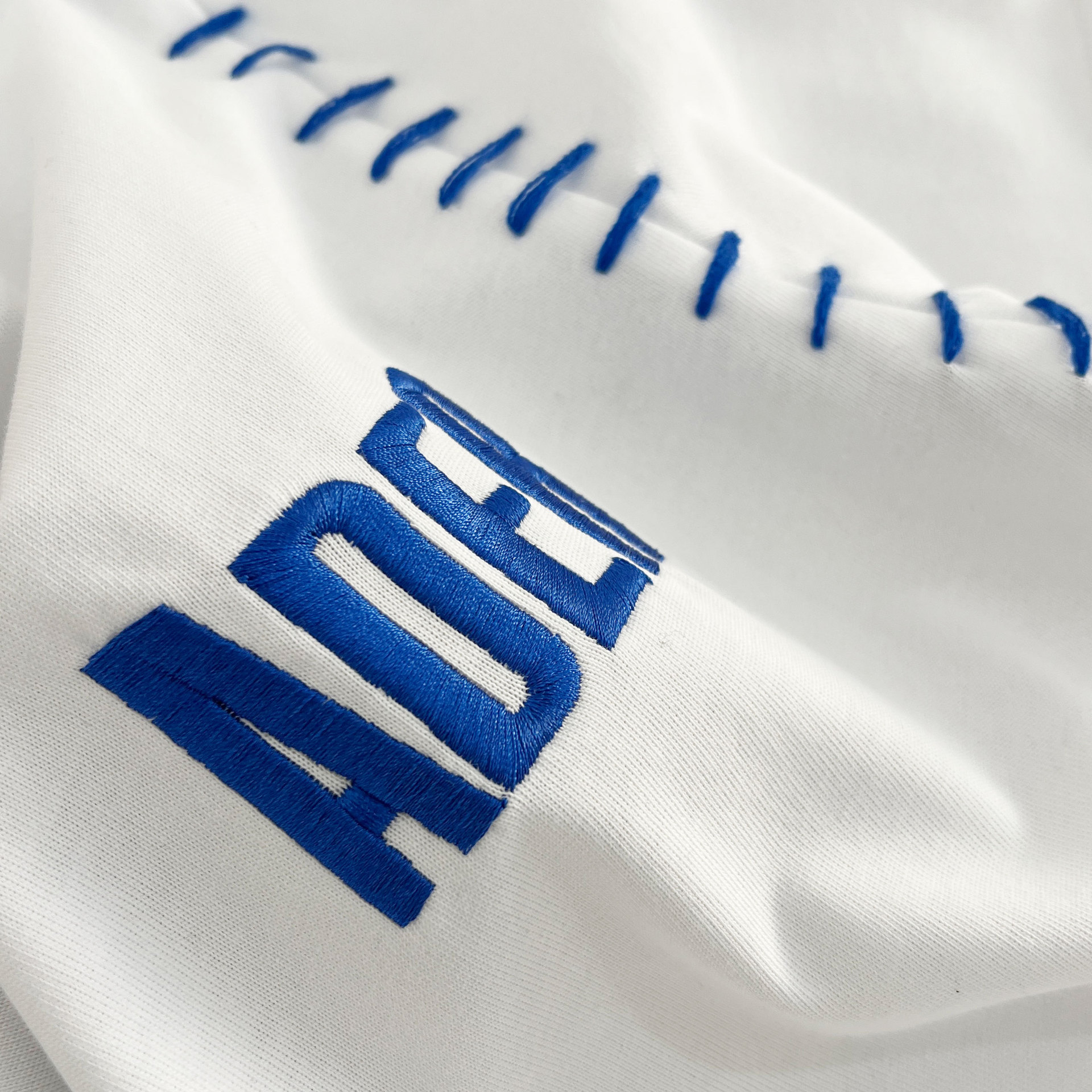 ader手工缝线胸口字母短袖 98 一件搞定夏天 胸口经典logo 重磅手工