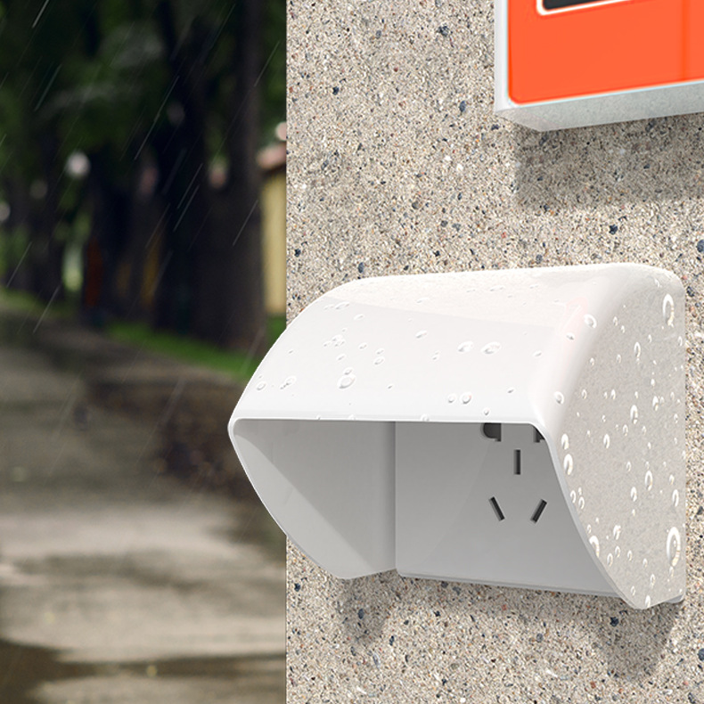 户外防雨罩电动电瓶车充电桩86型暗装明装开关插座通用防溅盒子