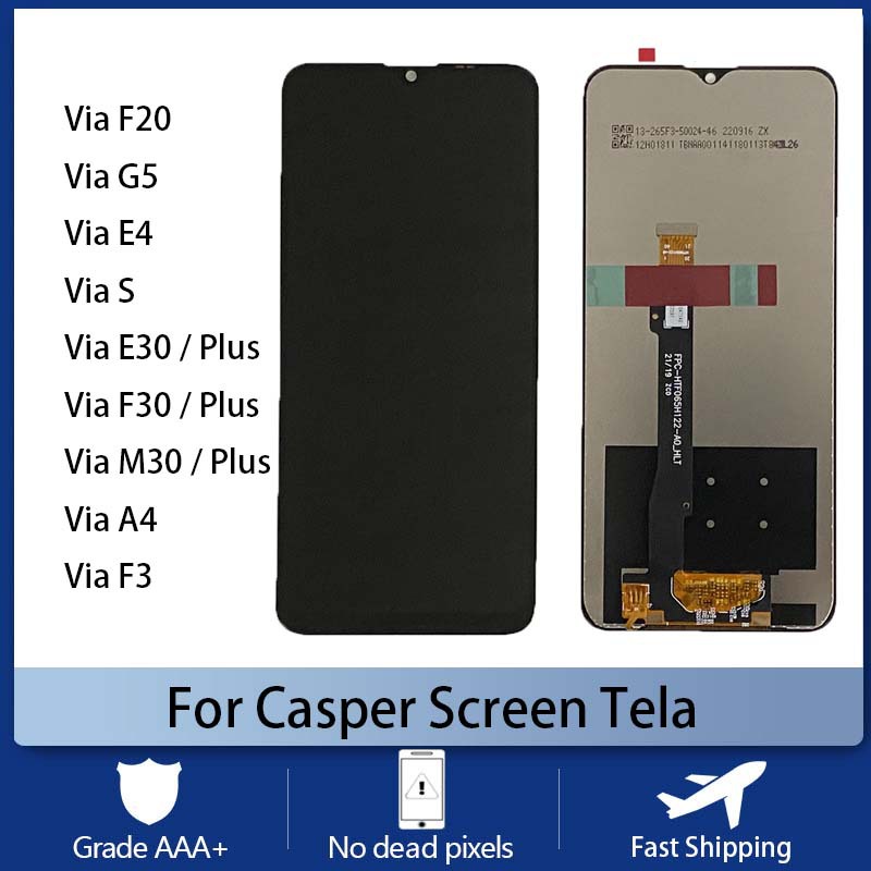 外贸批发适用casper via f20 f30 e4 f3 plus lcd手机屏幕总成