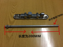 Z655防盗门天地暗插销锁 不锈钢中控插销子母门 防火门插暗门子母