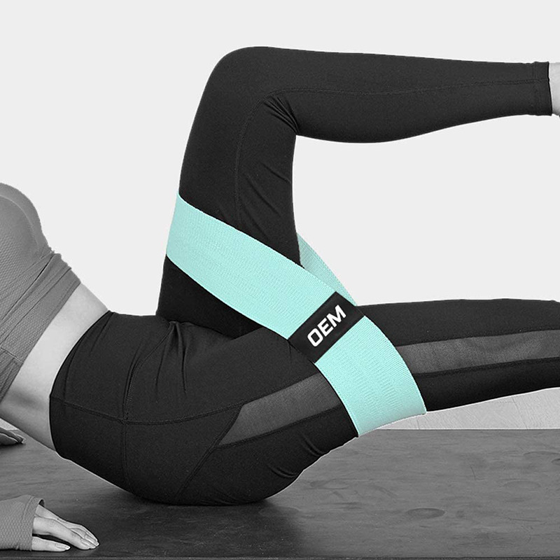 厂家批发运动伸展阻力瑜伽带拉伸弹力多功能健身带美臀瑜伽带