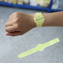 手腕手表便签纸时刻提醒记事贴备忘录手表造型按时吃药提醒便利贴
