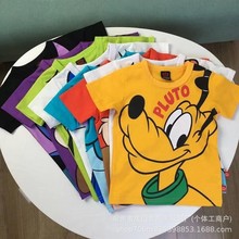 2024夏季新款韩版童装短袖T恤批发外贸地摊热卖儿童服装直播货源