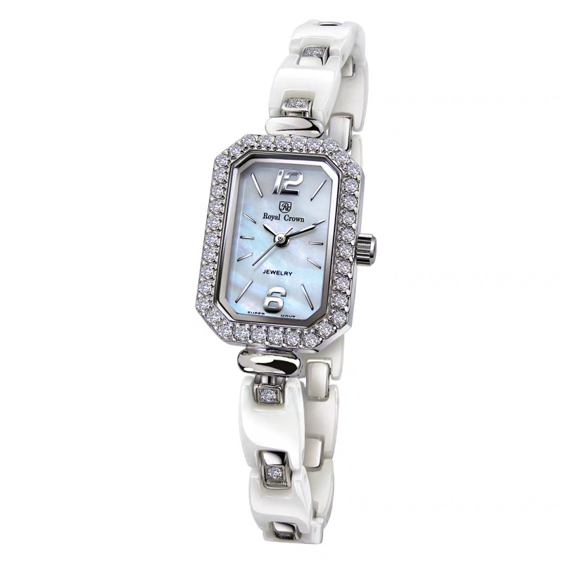 royalcrown萝亚克朗正品陶瓷手链手表女表时尚潮流防水商场-阿里巴巴