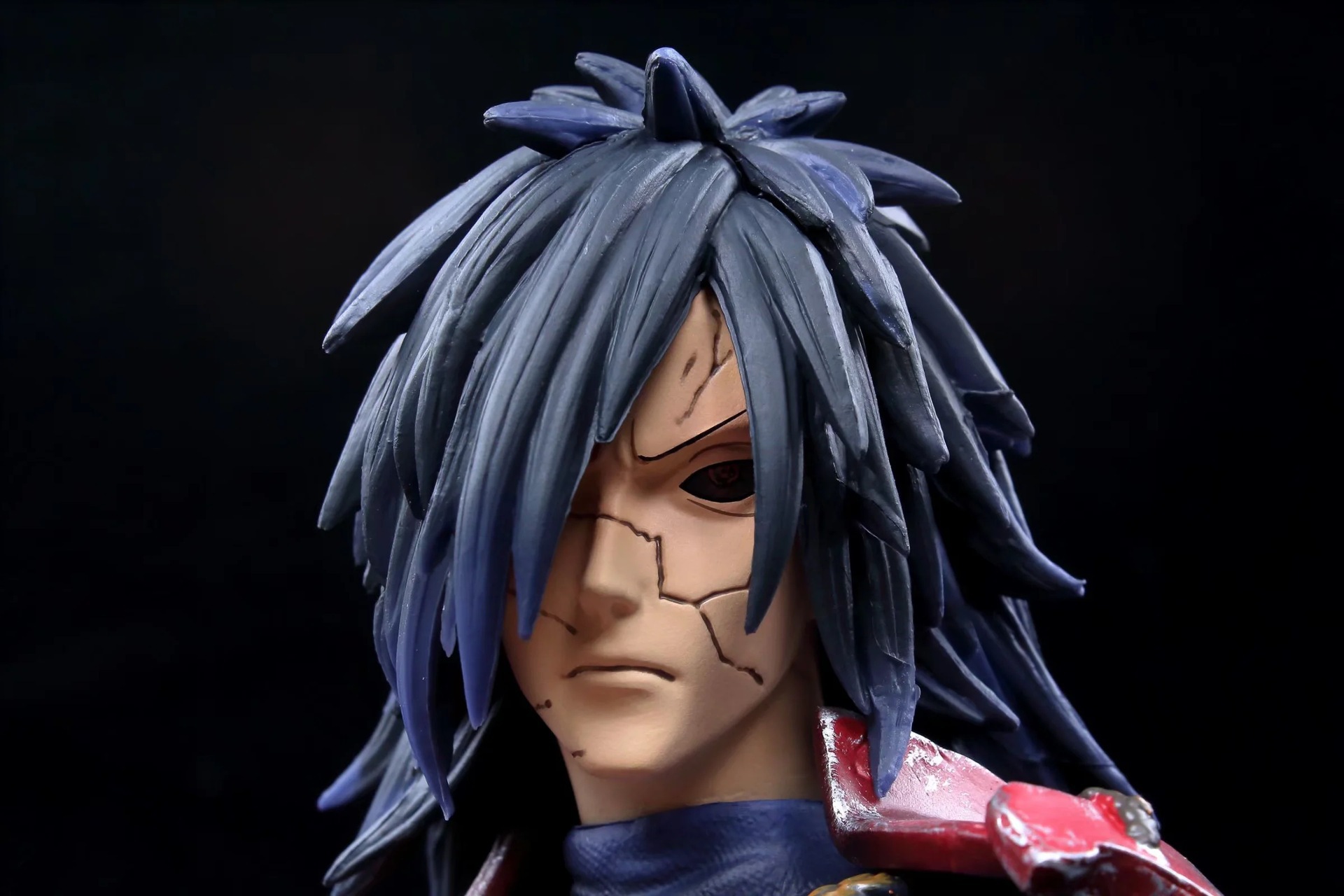 动漫批发 火影 宇智波带土 面具男 半身照轮回斑 半身像 盒装手办