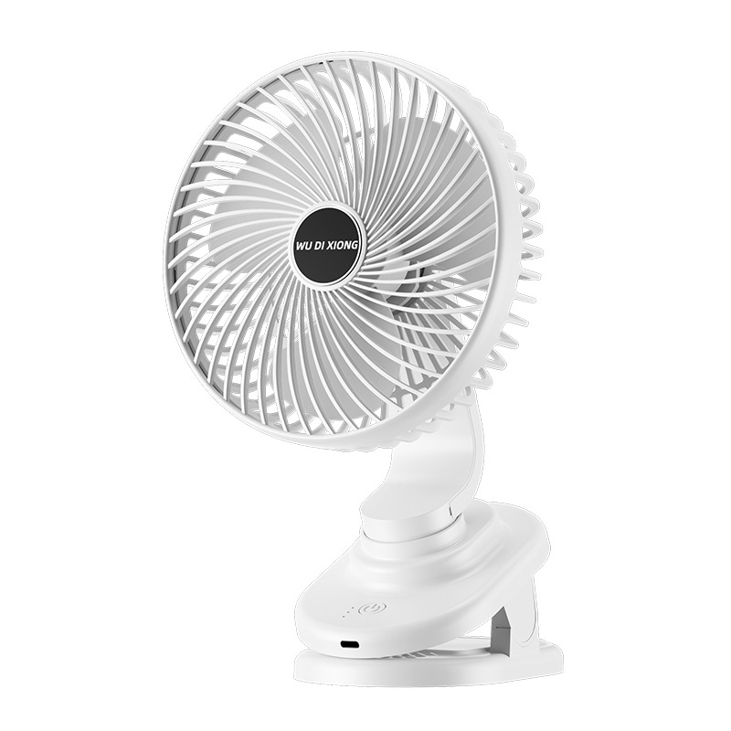 Usb Rechargeable Fan Clip Handheld Wall Hanging Desktop Mini Little Fan Outdoor Camping Office Portable Little Fan