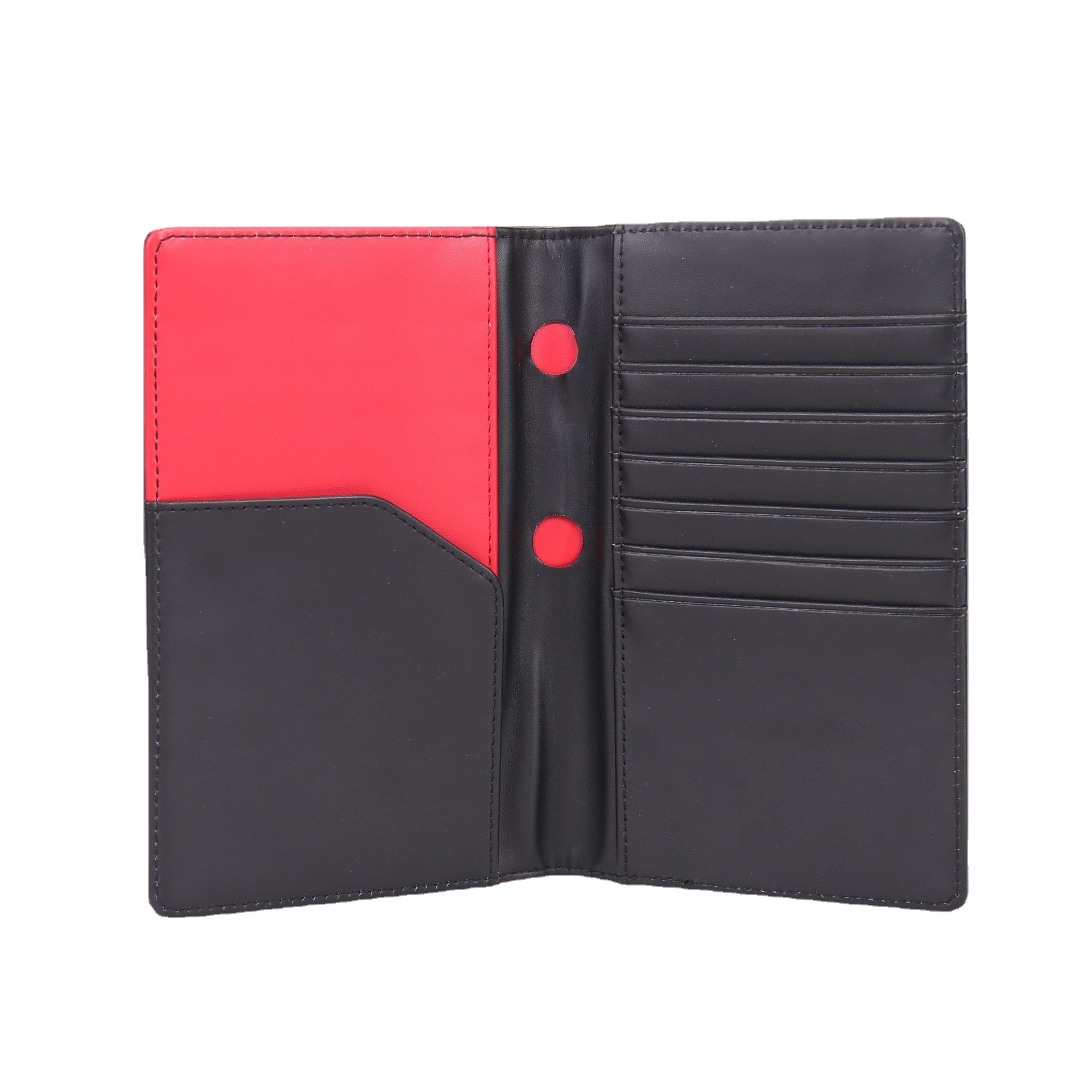 小飞机镂空款 二层牛皮平纹手工折边护照夹 旅行会议真皮护照包