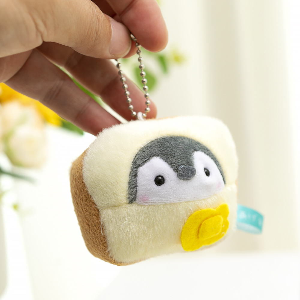 Travel Penguin Plush Doll Cute Little Penguin Pendant with Hat Xiaohongshu Same Style Ornaments Doll Keychain