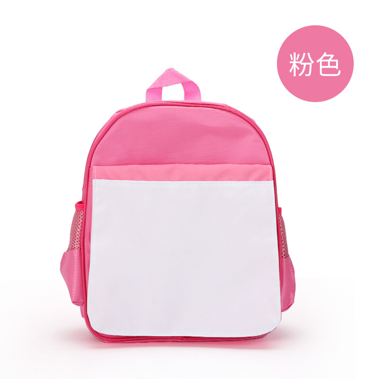 Thermal Transfer Blank School Bag DIY Kindergarten Backpack Sublimation Coating Children Student School Bag Wholesale