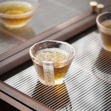 批发纯手工玻璃杯茶杯杯子小号锤纹水杯酒杯日式透明主人功夫单杯