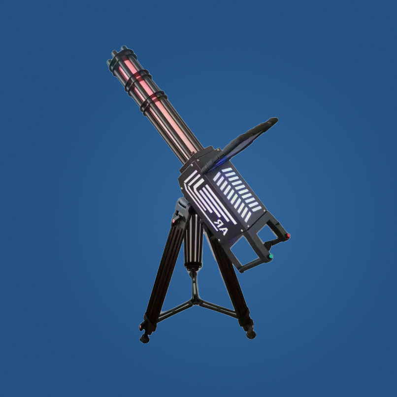 摆摊网红游乐设备加特林抢ar加特林游戏枪实景电动射击玩具枪夜