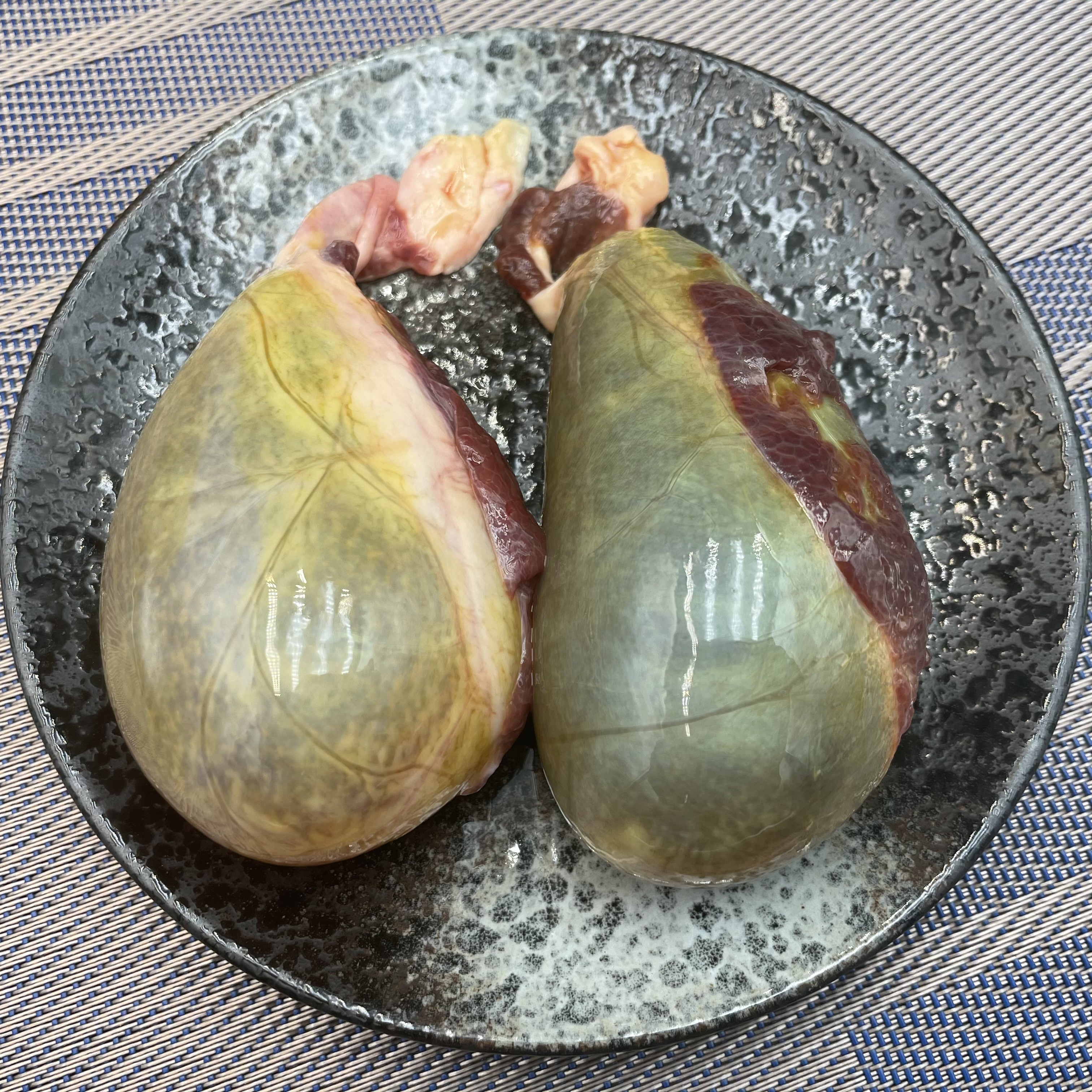 猪苦胆500g 新鲜现宰农家土猪胆 带汁完整鲜苦胆猪苦胆猪肉 包邮