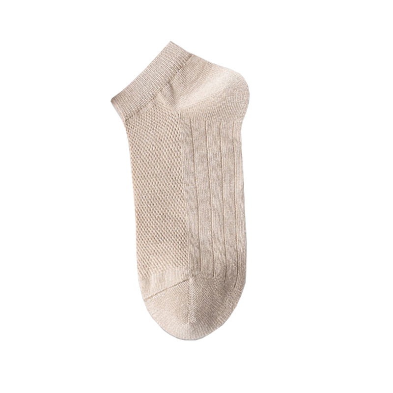Socks Male Socks Summer Thin Low Cut Socks Black Low-Cut Deodorant and Sweat-Absorbing Breathable Sports Invisible Socks 2022 New