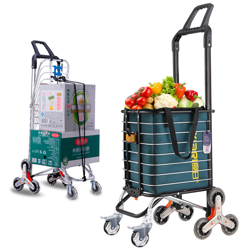 便携式折叠小拖车卖菜的手拉车买菜车拉拉车拿快递神器购物车手推