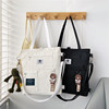 new pattern Canvas bag One shoulder the republic of korea student One shoulder Diagonal package High-capacity Use Female bag Manufactor wholesale customized new pattern Canvas bag One shoulder the republic of korea student One shoulder Diagonal package High-capacity Use Female bag Manufactor wholesale customized