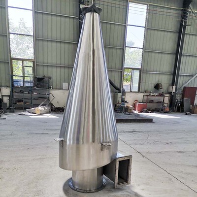 工厂定制 304沙克龙分离器 食品粉尘输送收集器 不锈钢旋风除尘器