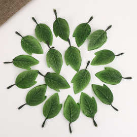 仿真枫叶高档仿真单片枫叶树叶塑料叶子圣诞节花环装饰品礼品现货