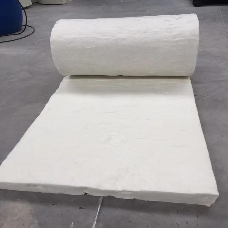 硅酸铝针刺毯7cm 自粘硅酸铝保温棉 防火含锆硅酸铝陶瓷纤维毯