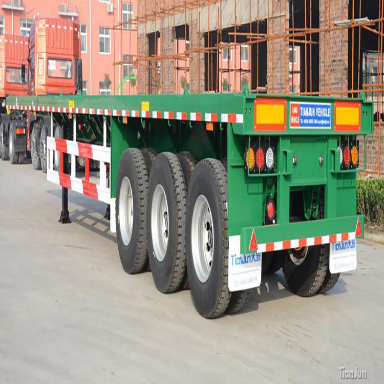 驻马店天骏平板半挂钢材平板半挂管桩平板半挂上海宝山区青浦区