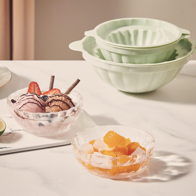 新品一次性冰碗模具夏天自制冰格食品级水果沙拉冰镇
