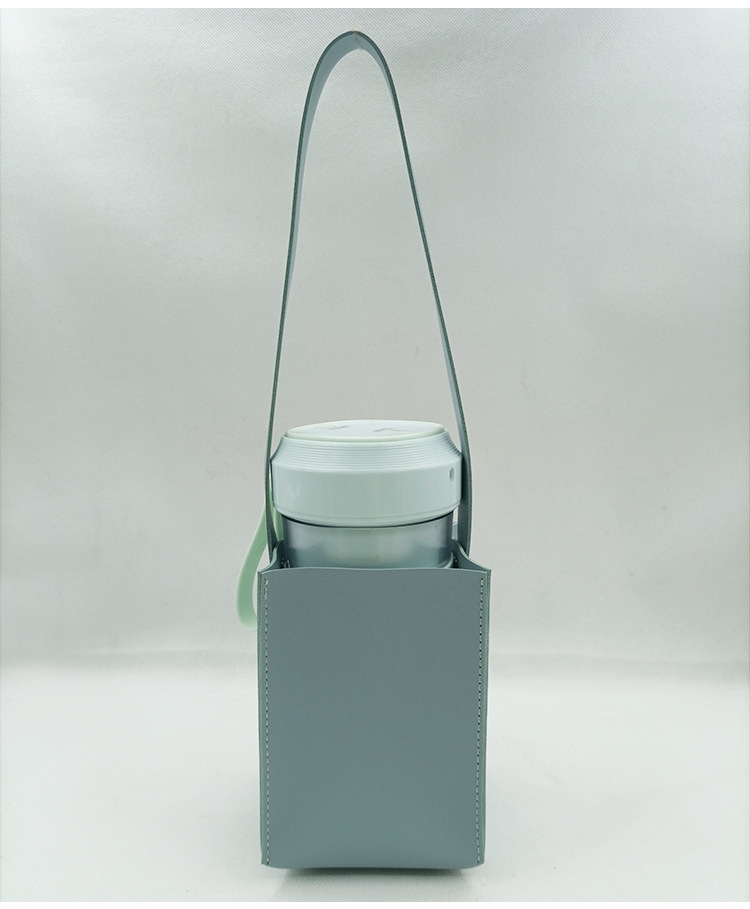 批发日韩皮革咖啡奶茶杯套 便携手拎隔热饮料手提袋 保温杯皮套