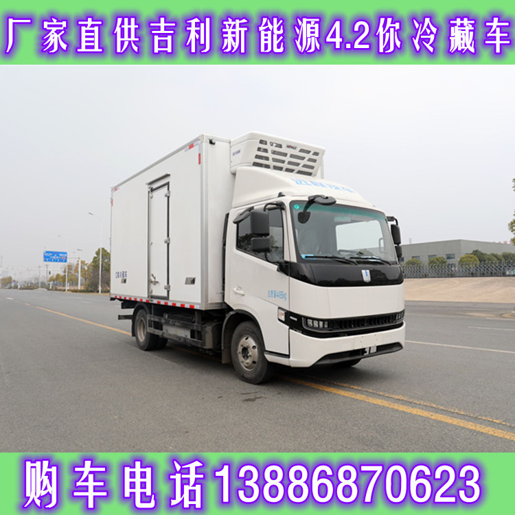增程式纯电动冷藏车 冷冻食品运输 4.
