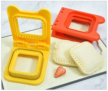 现货供应不锈钢正方形三明治模具制作器DIY吐司夹心面包切割机