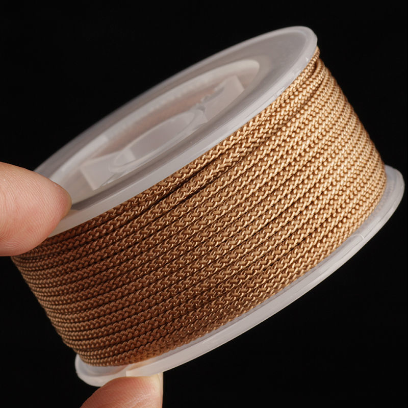 米兰线文玩线绳无弹力耐磨曼波编织手绳玉穿红绳挂件绳新款独立站