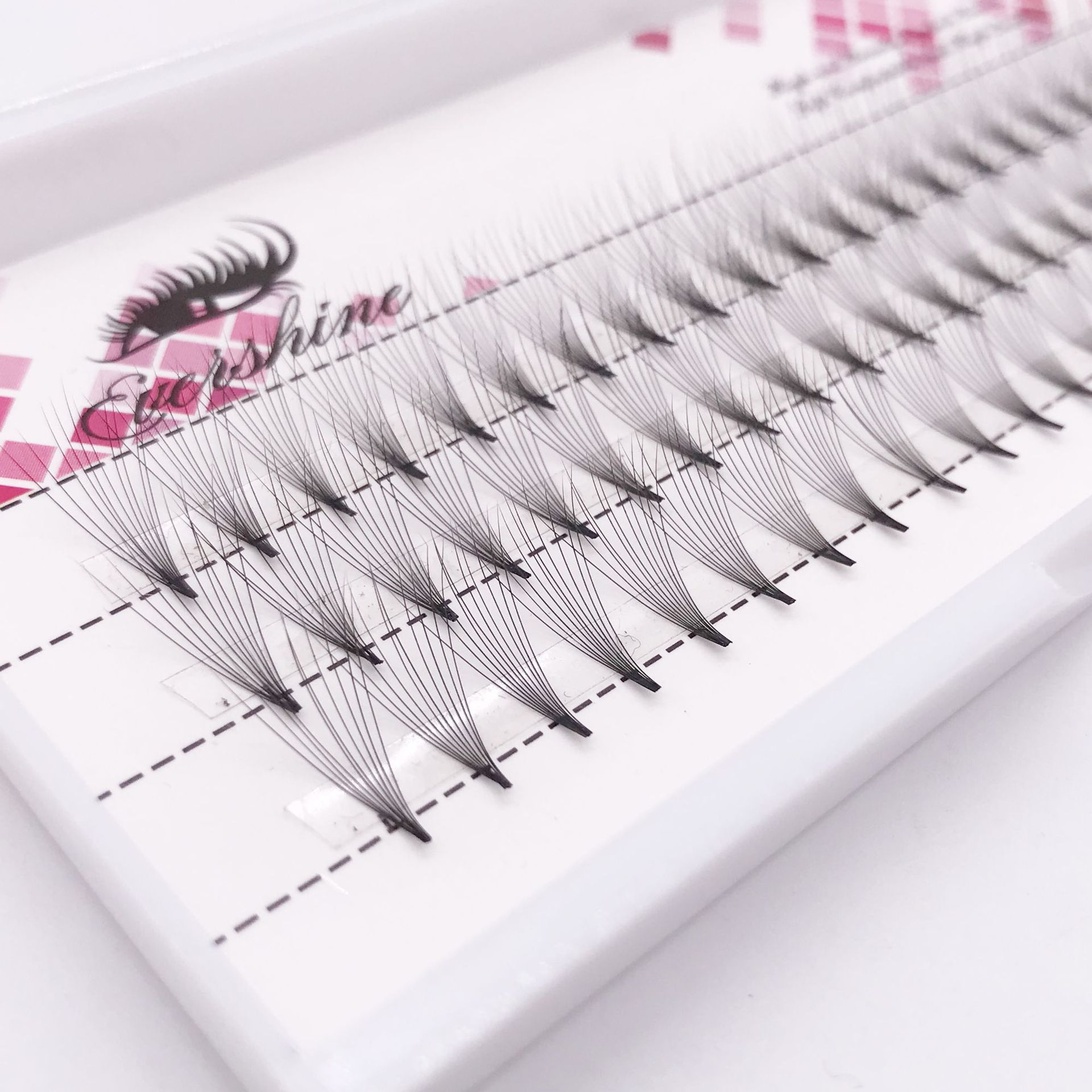 Factory Wholesale 10P Individual False Eyelash Grafting False Eyelashes Soft and Comfortable More than Eyelash Layered Eyelashes