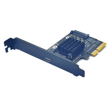 USB3.2扩展卡GEN2x2 20Gbps PCI-E 4X转接TYPE-C祥硕ASM3242芯片