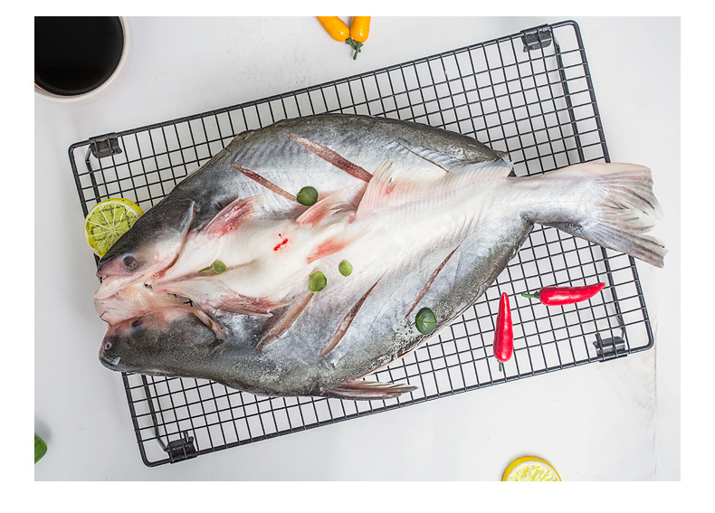 开背巴沙鱼新鲜冷冻湄公鱼鲜活整条带皮20斤商用烤鱼龙利鱼凌波鱼