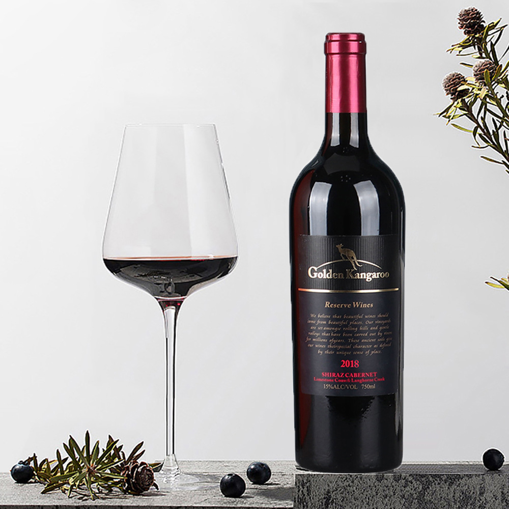 2018年澳洲进口红酒 大袋鼠珍藏15度西拉原瓶原装干红葡萄酒