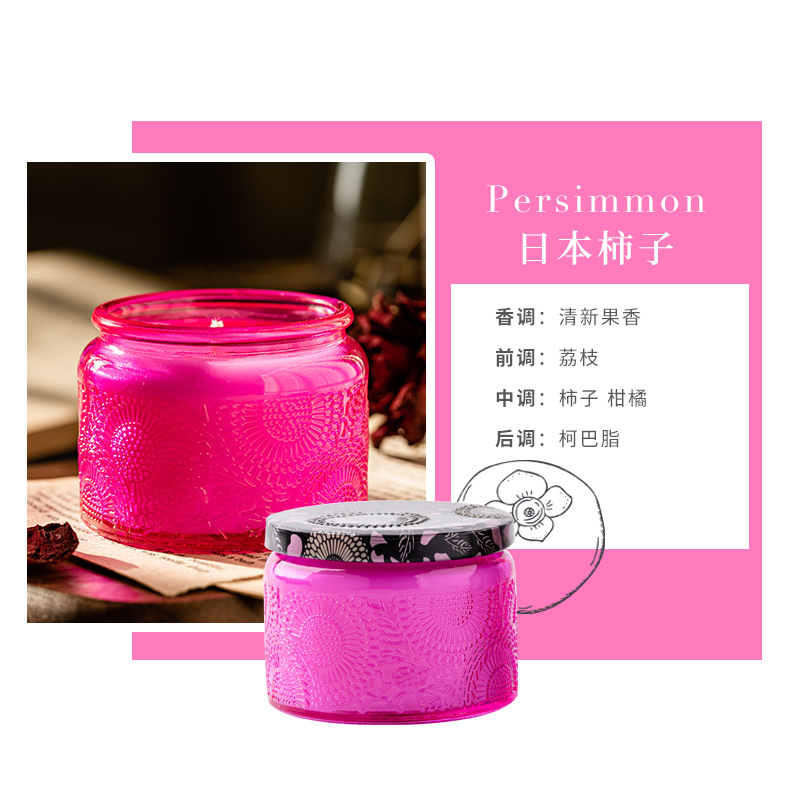 Creative Birthday Aromatherapy Candle Size Relief Starry Sky Glass Candle Smoke-Free Wedding Gift Soy Wax