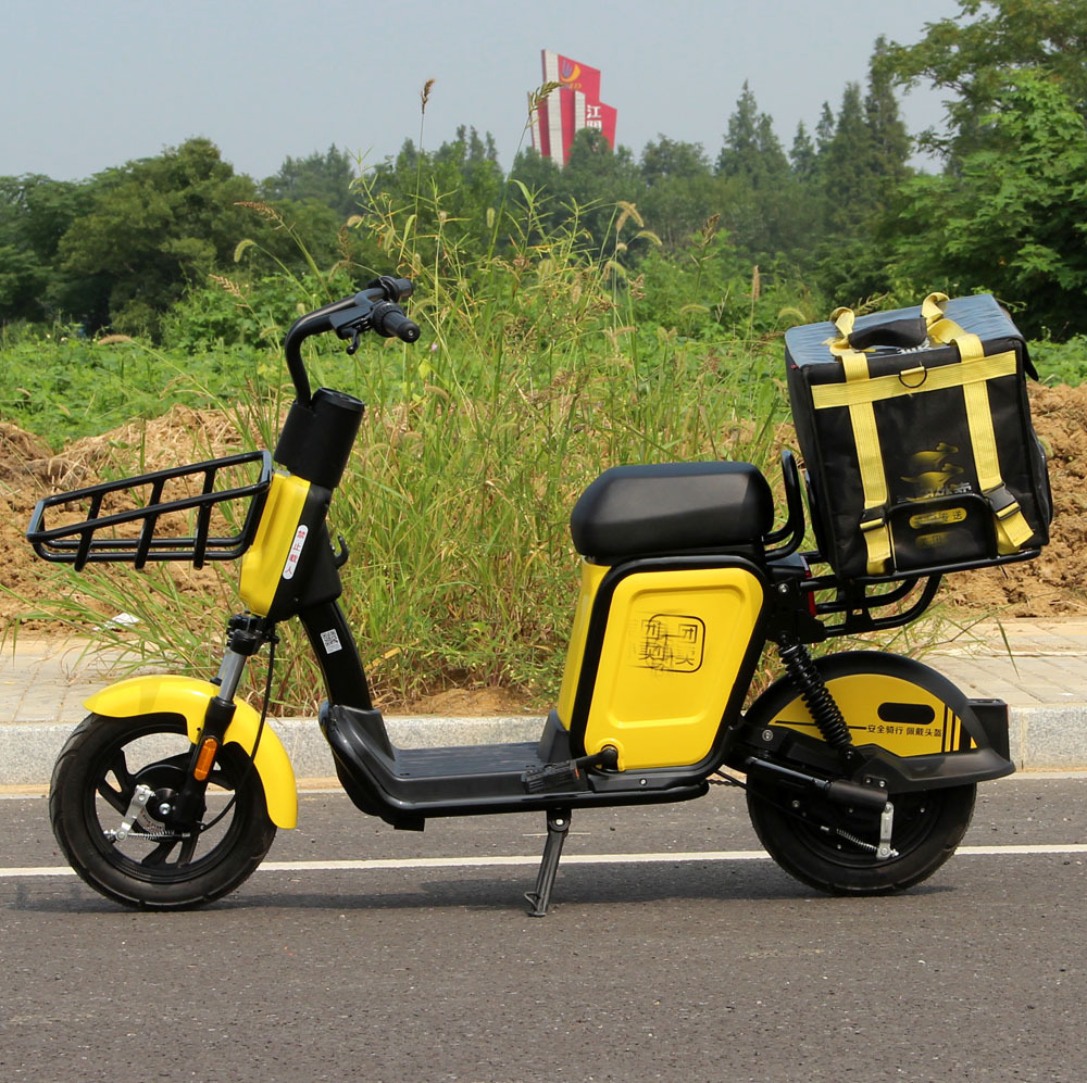 出口外卖电动自行车送餐锂电池电瓶车多功能电动车厂家