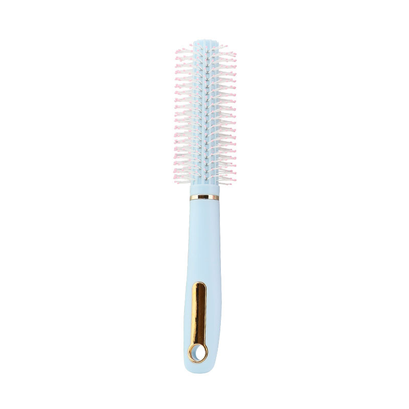 Supply round Head Handle Pp Rolling Comb Hair Styling Cylinder Cleaning Hair Anti-Static Hair Curling Comb