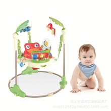 婴儿摇椅智能多功能震动玩具跨境外贸带音乐可折叠宝宝秋千学站椅
