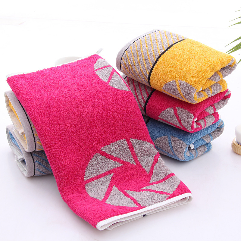 Factory Wholesale Towel Fashion Circle-Shaped Jacquard Face Towel Adult Men and Women Couples Face Towel Supermarket Stall Logo