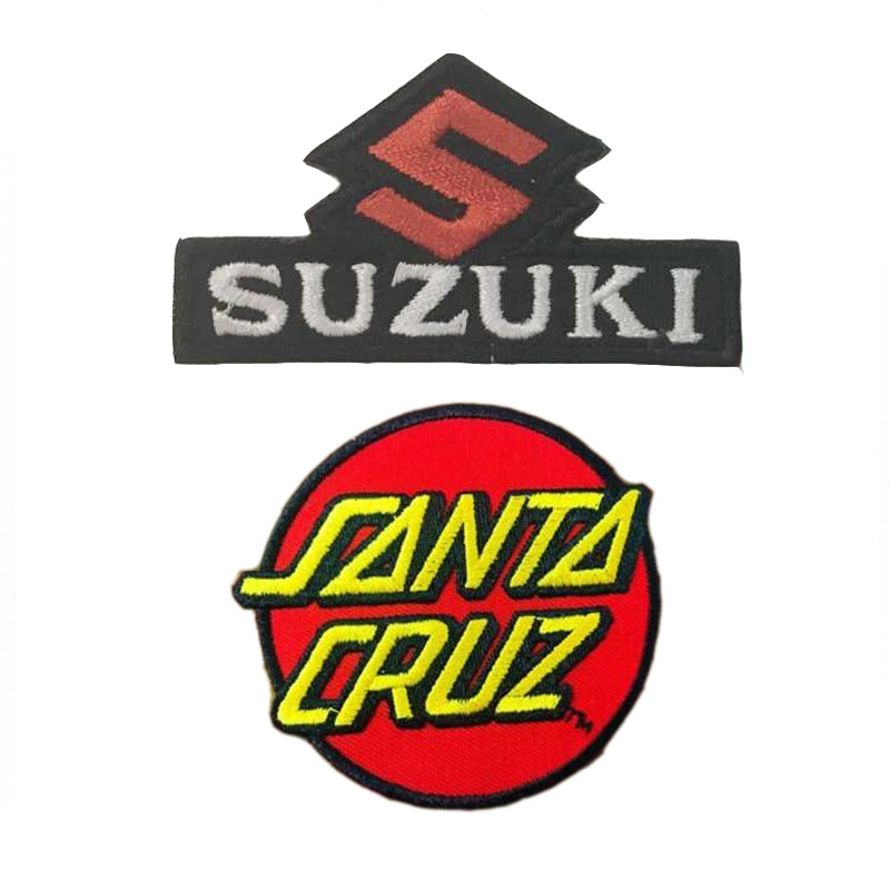 潮流字母背胶现货logo名字刺绣立体绣花布贴衣服鞋帽铺料背可缝烫