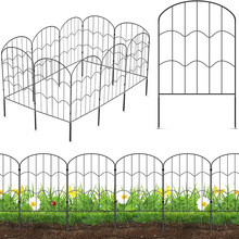 花园小围栏铁艺落地花架欧式户外公园小篱笆室外草坪园地装饰栅栏